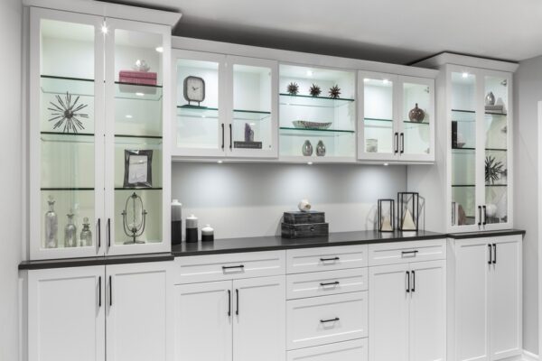 White Licorice Wall Unit Cabinets In Steamboat Springs | Mountain Sky