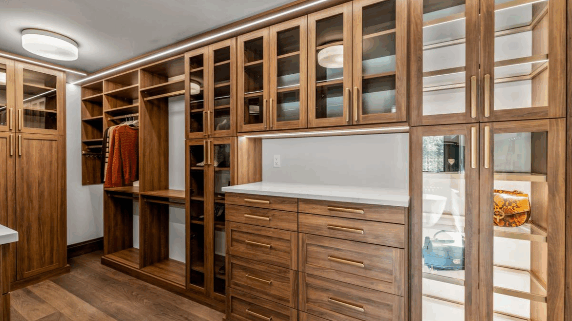 Luxury Primary Closet In Tahoe
