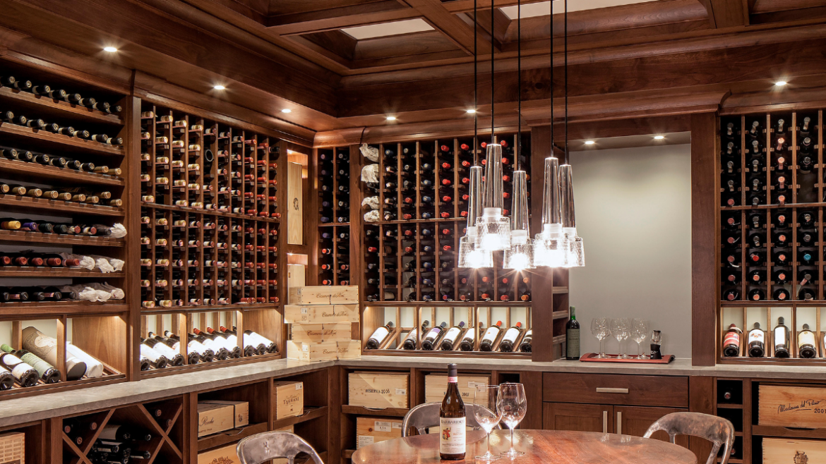 Traditional Wine Room Mtn Sky Closets