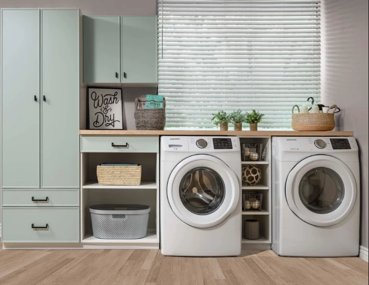 Organizing Your Laundry Room Room installed with washing machine