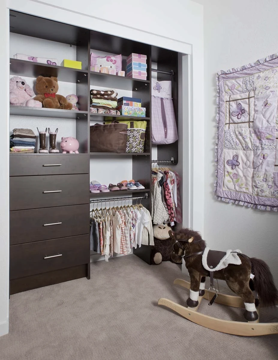Getting Ready for the School Year: Custom Closet Design Room filled with objects