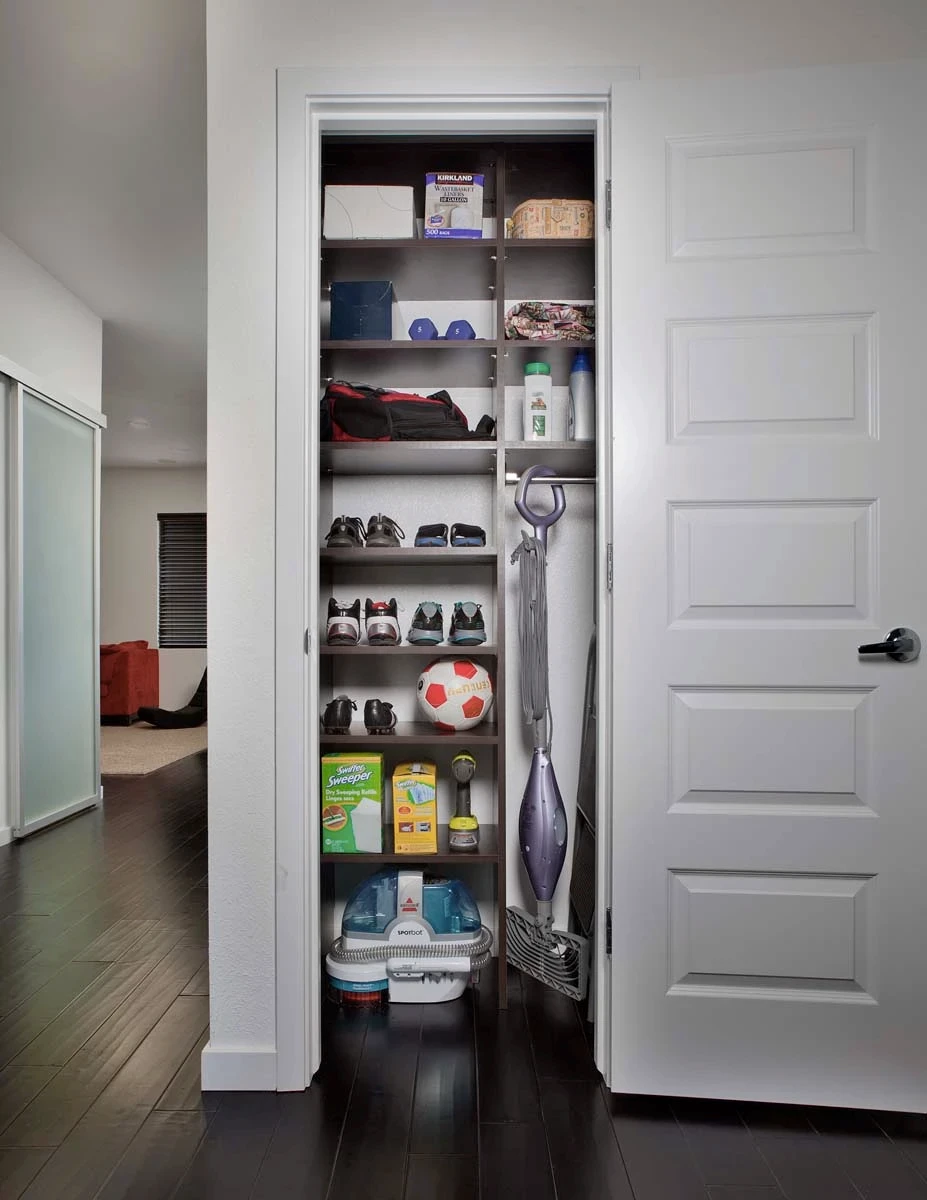 Transform Small Closets into Custom, Organized Spaces custom organised utility room