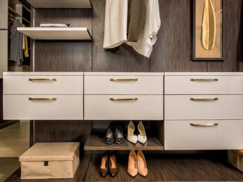 Leather Drawer Fronts