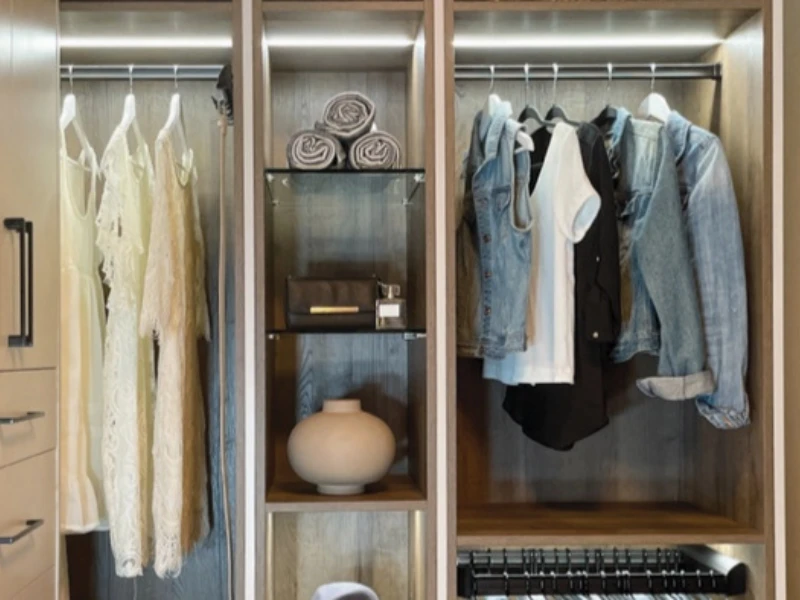 Tahoe Closet with Lighting