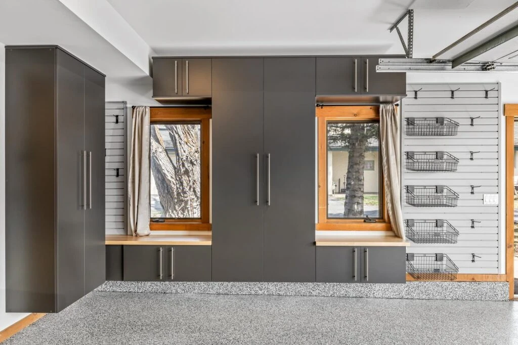 Tall Cabinets & Window Benches for Seating