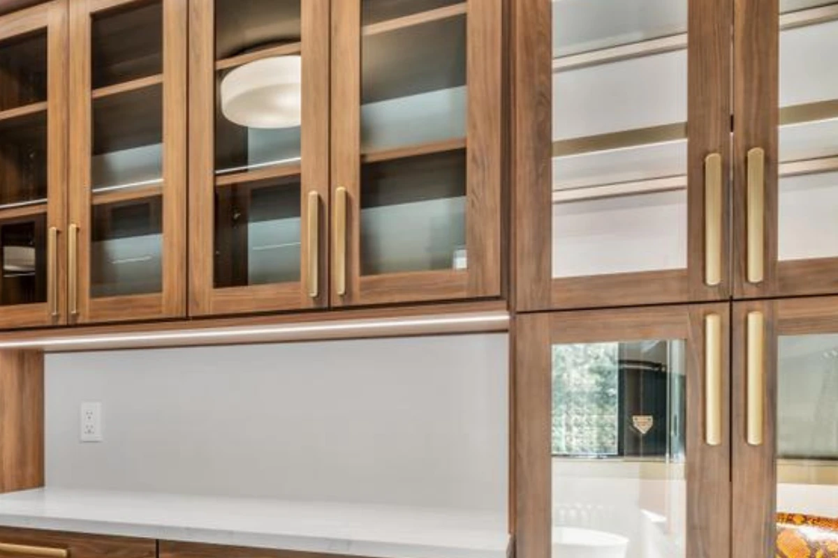 Wood-Framed Glass Doors