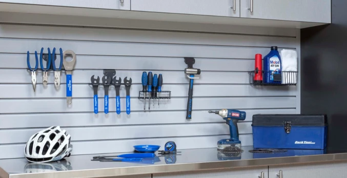 Slatwall Workbench Tool Storage