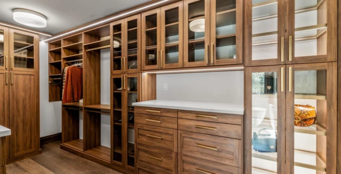 Luxury Primary Closet In Tahoe