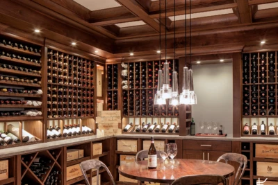 Traditional Wine Room Mtn Sky Closets