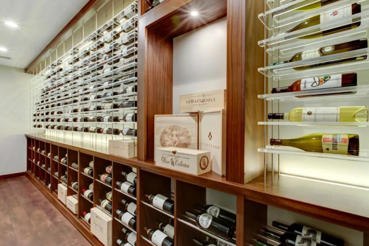 Contemporary wine cellars